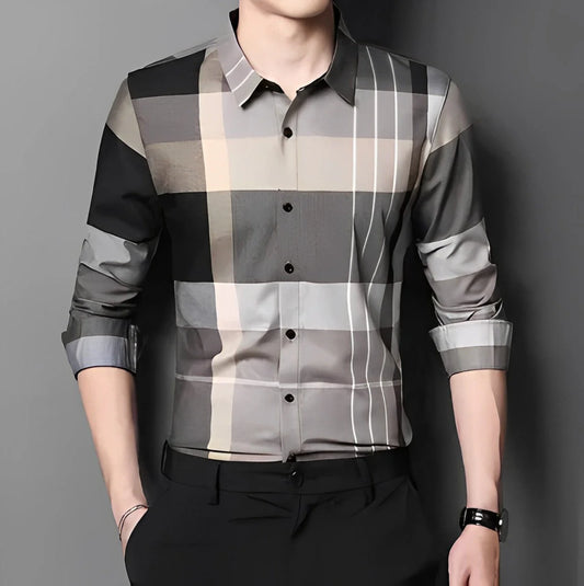 Earth Tone Full Sleeve Cotton Check Shirt (CGL)