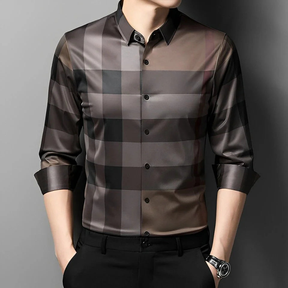 Earth Tone Classic Full Sleeve Cotton Check Shirt (BB CHECK)