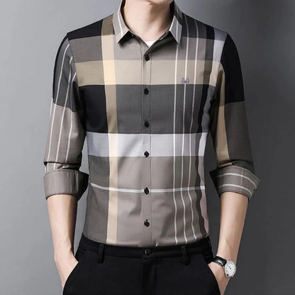 Earth Tone Full Sleeve Cotton Check Shirt (CGL)