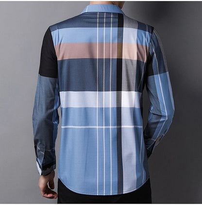 Blue Horizon Full Sleeve Cotton Check Shirt (SOB)